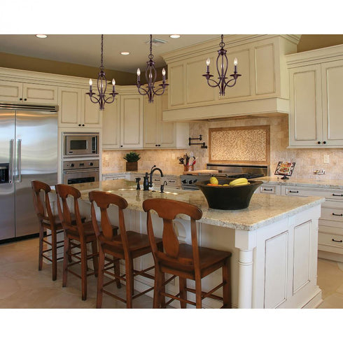 Elk Medford CHANDELIER in Oiled Bronze Finish Model: 61031-3