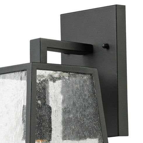 Elk Meditterano EXTERIOR WALL SCONCE in Matte Black Finish Model: 45091/1