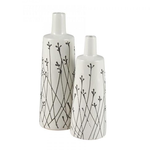 Elk Melton Vase Large in White (2 pack) (2 pack) Model: S0017-9725