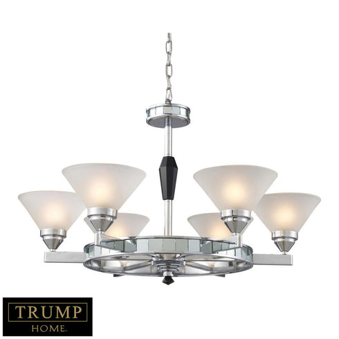 Elk Mercer 6 Light CHANDELIER in Polished Chrome Finish Model: 1508/6