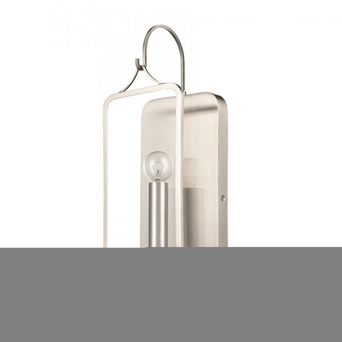Elk Merge 15 Inch High 1 Light Sconce Satin Nickel in Chrome Finish Model: 63174/1