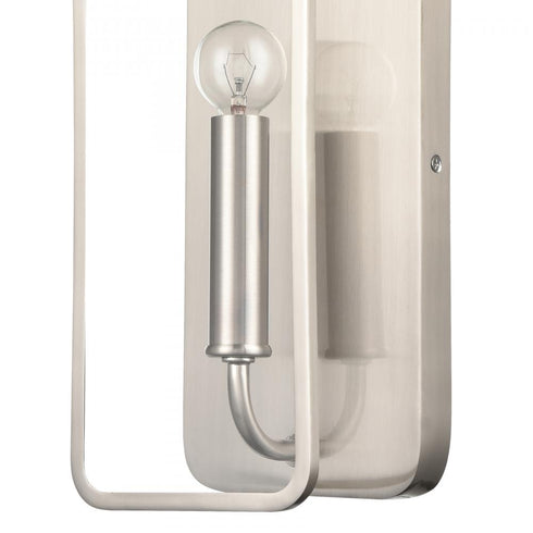 Elk Merge 15 Inch High 1 Light Sconce Satin Nickel in Chrome Finish Model: 63174/1