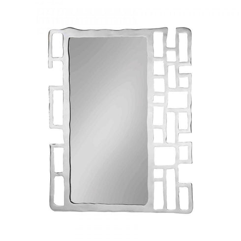 Elk Metal Framed Mirror in Silver Finish Model: 12661