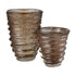 Elk Metcalf Vase Large in Bubbled Brown Model: S0047-11323