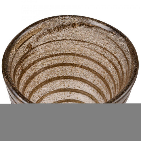 Elk Metcalf Vase Large in Bubbled Brown Model: S0047-11323