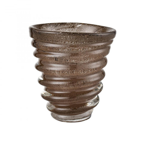 Elk Metcalf Vase Small in Bubbled Brown Model: S0047-11324