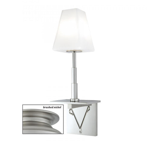 Elk Metro 22 Inch High 1 Light Sconce in Brushed Nickel Model: 8215-BN-SO