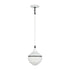 Elk Mid Century Schoolhouse MINI PENDANT in Enamel White Finish Model: 69294/1