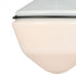 Elk Mid Century Schoolhouse MINI PENDANT in Enamel White Finish Model: 69295/1