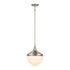 Elk Mid Century Schoolhouse MINI PENDANT in Satin Nickel Finish Model: 69285/1