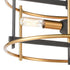 Elk Millington SEMI FLUSH MOUNT in Charcoal Finish Model: 46651/3