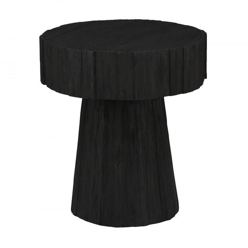 Elk Minato Accent Table in Shou Sugi Ban Model: H0075-10250
