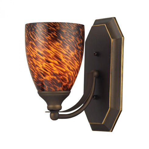Elk Mix and Match Vanity VANITY LIGHT in Aged Bronze Finish Model: 570-1B-ES