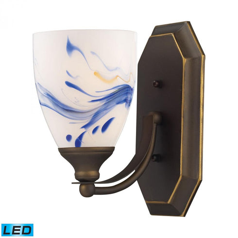 Elk Mix and Match Vanity VANITY LIGHT in Aged Bronze Finish Model: 570-1B-MT-LED