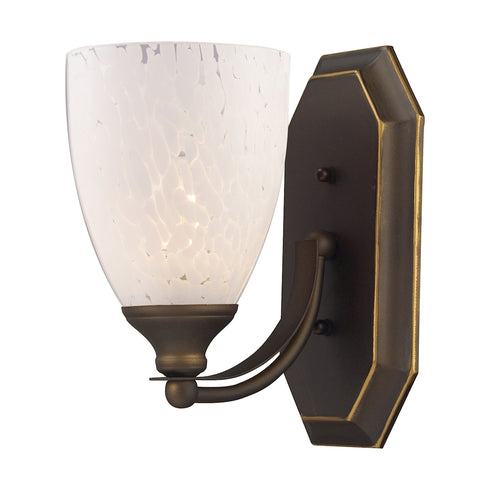 Elk Mix and Match Vanity VANITY LIGHT in Aged Bronze Finish Model: 570-1B-SW