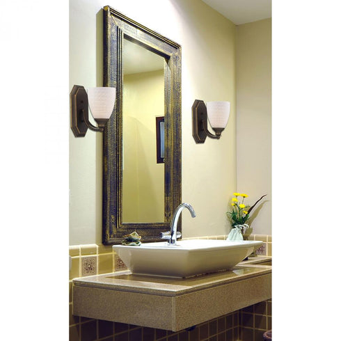 Elk Mix and Match Vanity VANITY LIGHT in Aged Bronze Finish Model: 570-1B-WS