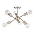 Elk Module SEMI FLUSH MOUNT in Satin Nickel Finish Model: 47666/6