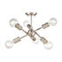 Elk Module SEMI FLUSH MOUNT in Satin Nickel Finish Model: 47666/6