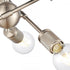 Elk Module SEMI FLUSH MOUNT in Satin Nickel Finish Model: 47666/6
