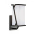 Elk Moiselle 12 Inch High 1 Light Sconce in Matte Black Model: 8170-MB-WS