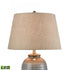 Elk Monterey 30.5 Inch High 1 Light Table Lamp in Blue Includes LED Bulb Model: 77155-LED