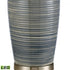 Elk Monterey 30.5 Inch High 1 Light Table Lamp in Blue Includes LED Bulb Model: 77155-LED