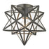 Elk MoravianStar FLUSH MOUNT in Bronze Finish Model: 1145-005