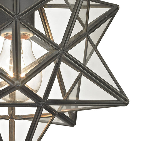 Elk MoravianStar FLUSH MOUNT in Bronze Finish Model: 1145-005
