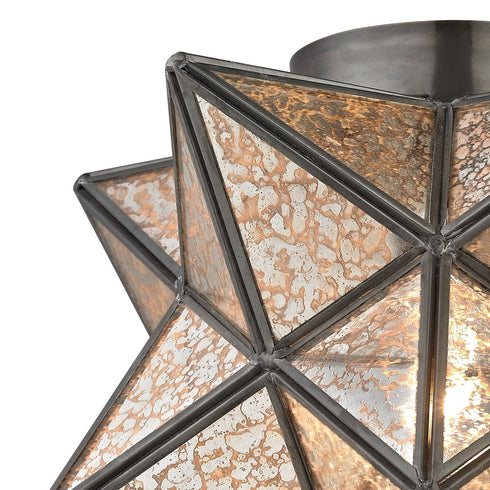 Elk MoravianStar FLUSH MOUNT in Silver Finish Model: 1145-004