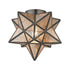 Elk MoravianStar FLUSH MOUNT in Silver Finish Model: 1145-004