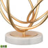 Elk Morely 26 Inch High 1 Light Table Lamp in Gold Leaf Includes LED Bulb Model: H0019-7986-LED