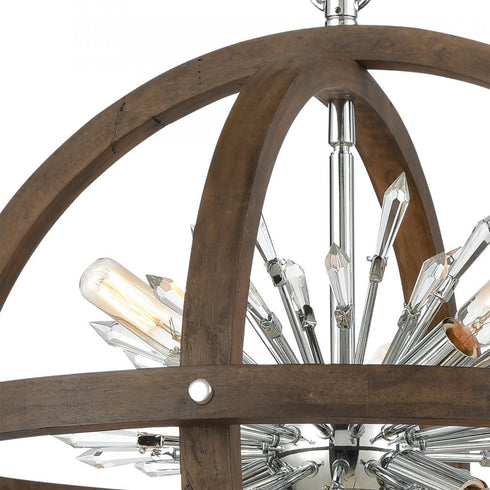 Elk Morning Star PENDANT in Chrome Finish Model: D4469