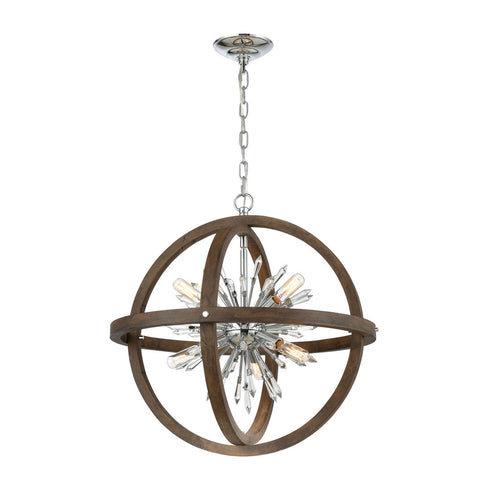 Elk Morning Star PENDANT in Chrome Finish Model: D4469