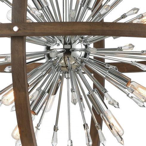 Elk Morning Star PENDANT in Chrome Finish Model: D4470
