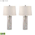 Elk Mother of Pearl TABLE LAMP in Natural Finish Model: 812/S2-LED