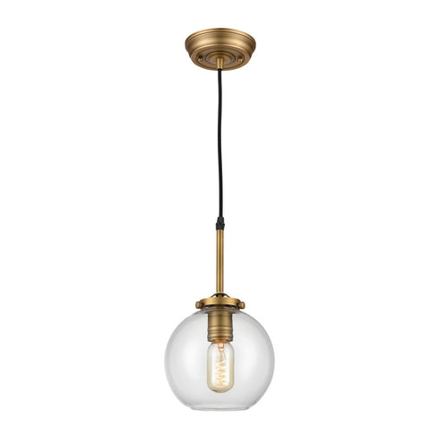 Elk MountainCreek MINI PENDANT in Brass Finish Model: D4345