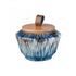 Elk Mulry Jar Set of 3 Green in Prussian Blue Glazed Model: S0037-11348/S3