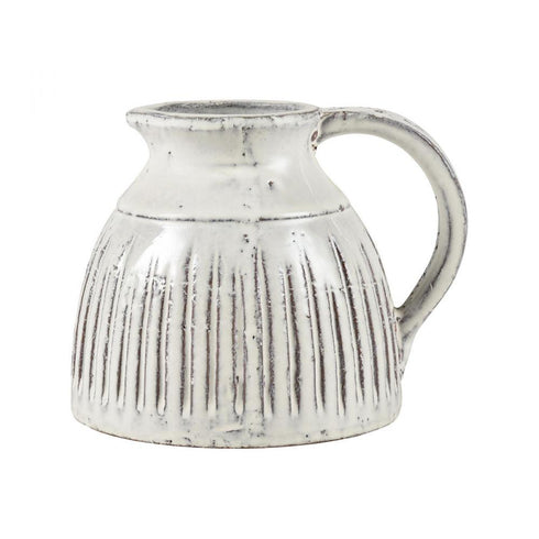 Elk Muriel VASE JAR BOTTLE in Aged White Finish Model: S0017-8211