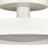 Elk Nancy 11.75 Inch Wide LED Semi Flush Mount in Matte White Model: 85064/LED