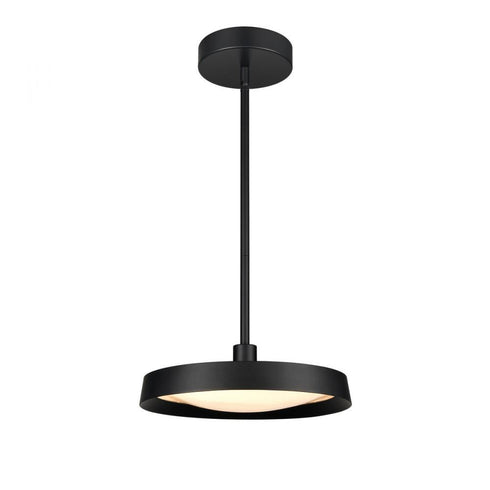 Elk_discontinued Nancy 13.75 Inch Wide LED Pendant in Matte Black Model: 85077/LED