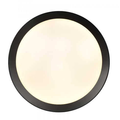 Elk Nancy 13.75 Inch Wide LED Semi Flush Mount in Matte Black Model: 85075/LED