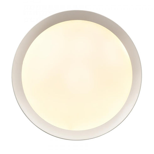 Elk Nancy 13.75 Inch Wide LED Semi Flush Mount in Matte White Model: 85065/LED