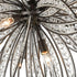 Elk Naples SEMI FLUSH MOUNT in Dark Graphite Finish Model: 16363/8