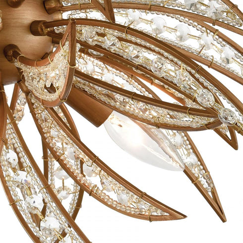 Elk Naples SEMI FLUSH MOUNT in Gold Finish Model: 16762/5