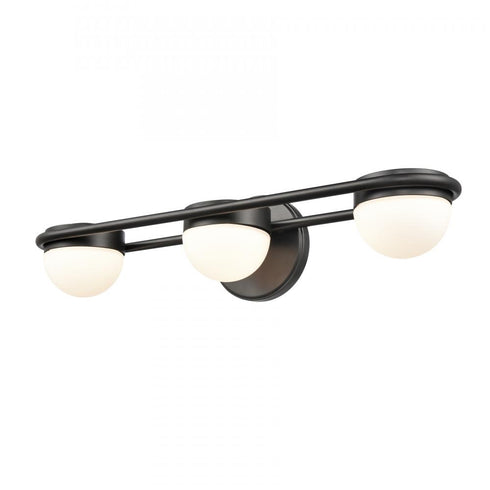 Elk Nelly 22 Inch Wide 3 Light Vanity Light in Matte Black Model: 81592/LED