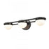 Elk Nelly 22 Inch Wide 3 Light Vanity Light in Matte Black Model: 81592/LED
