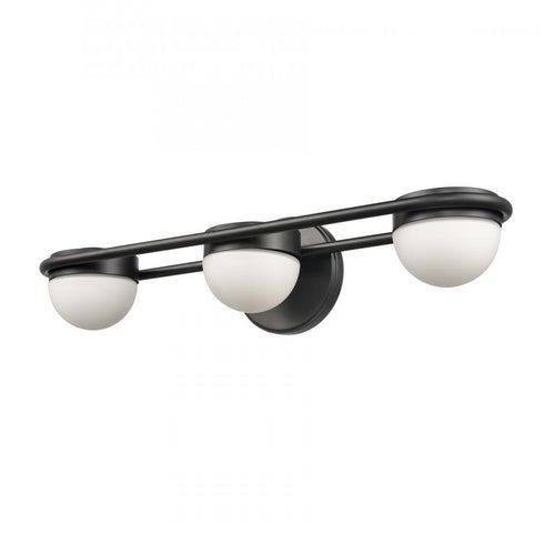 Elk Nelly 22 Inch Wide 3 Light Vanity Light in Matte Black Model: 81592/LED