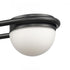Elk Nelly 22 Inch Wide 3 Light Vanity Light in Matte Black Model: 81592/LED