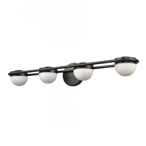 Elk Nelly 31 Inch Wide 4 Light Vanity Light in Matte Black Model: 81593/LED