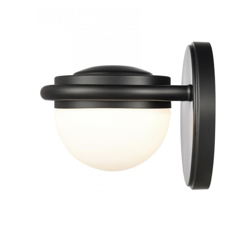 Elk Nelly 5 Inch Wide 1 Light Vanity Light in Matte Black Model: 81590/LED